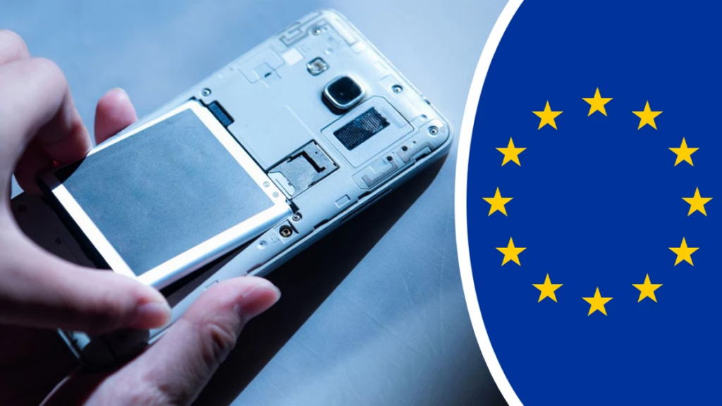 eu law to tech industries will obligate them to feature easily replaceable battery